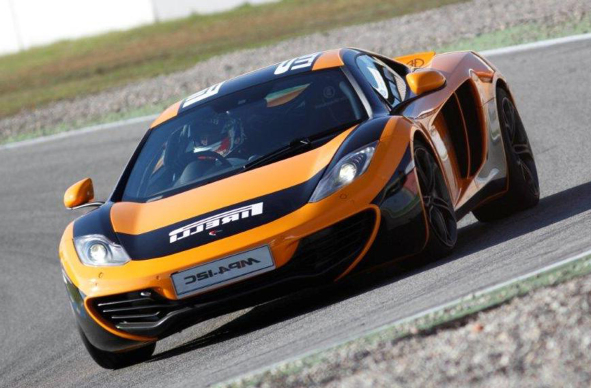 McLaren fahren Rennstrecke in Hockenheimring